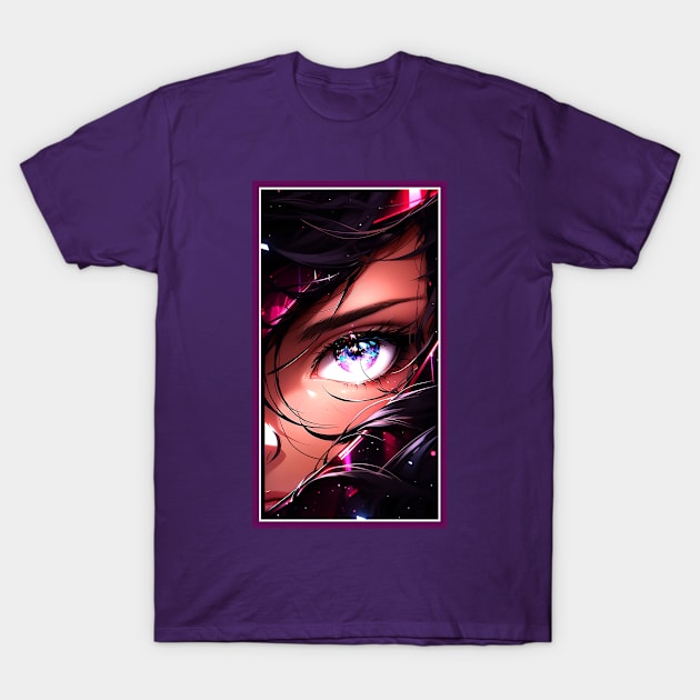 Anime Girl Eye | Quality Anime Artwork | Anime Aesthetic | Manga Anime Art T-Shirt by AlNoah